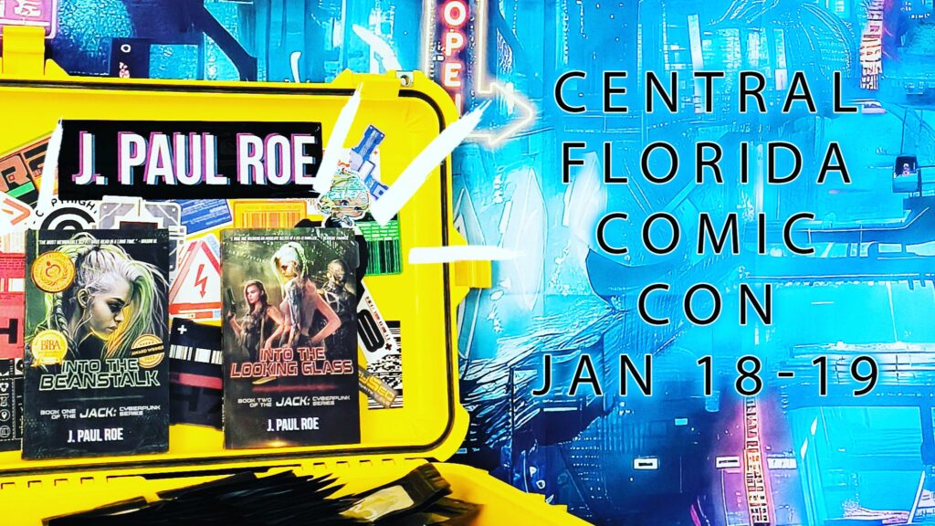 Come by and meet me in Lakeland this weekend, January 18-19 at Central Florida Comic Con!

#indieauthor #author #books #cyberpunk #audiodrama #scifi #fantasy #gamelit #booksigning