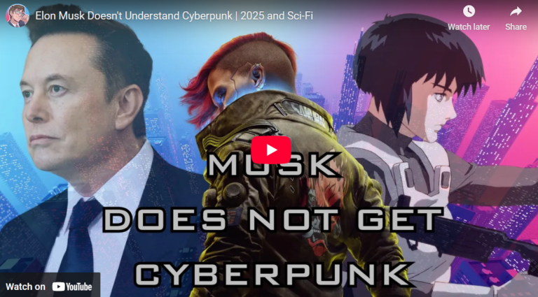 is elon musk cyberpunk?