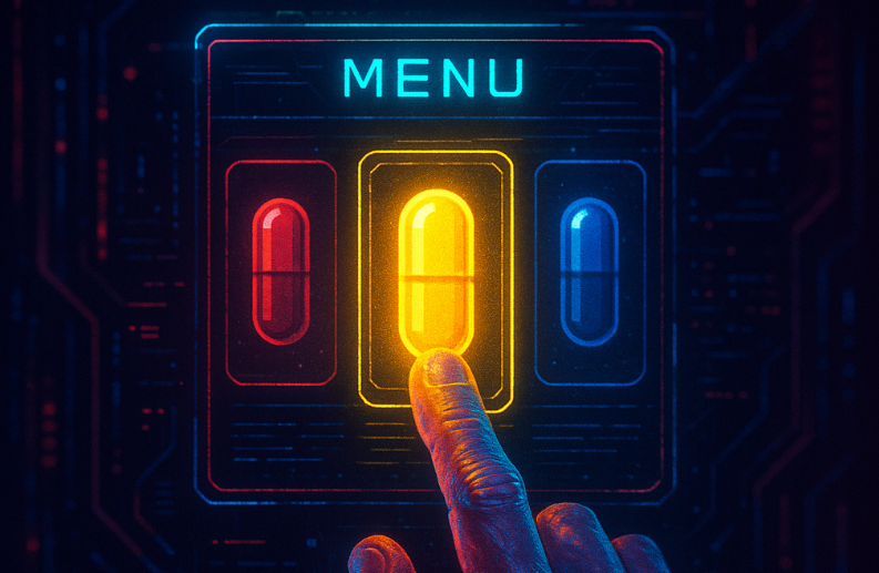 yellow pill societies in the future sci fi