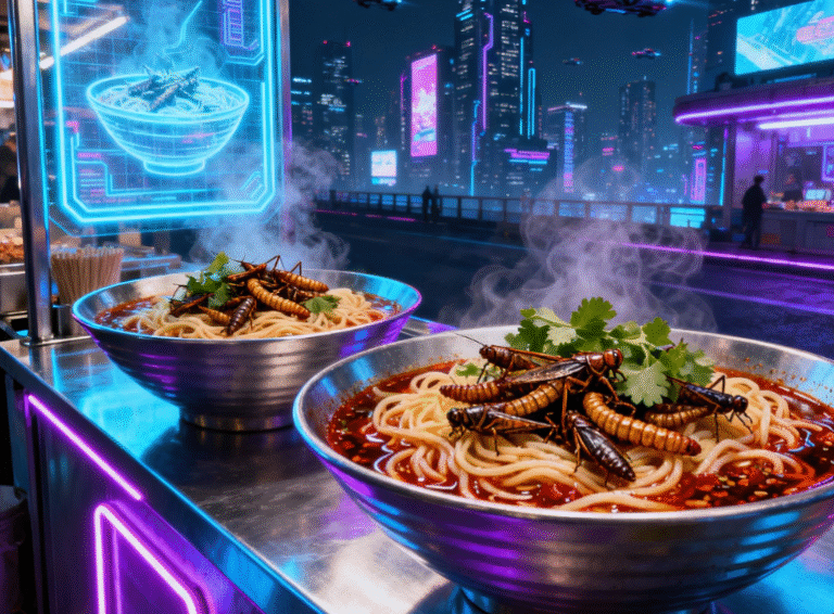 sci-fi food bugs insects