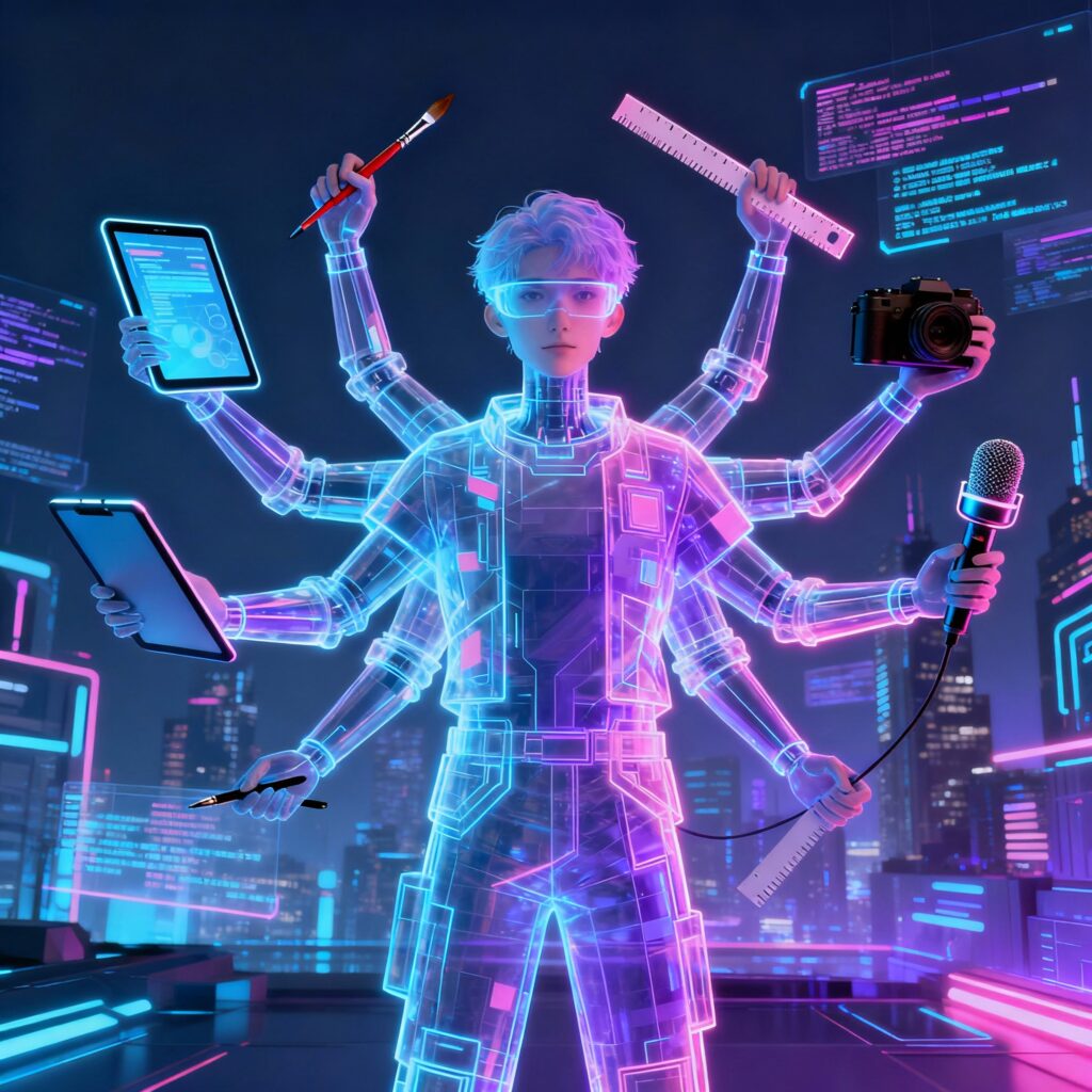 indie content creator cyberpunk