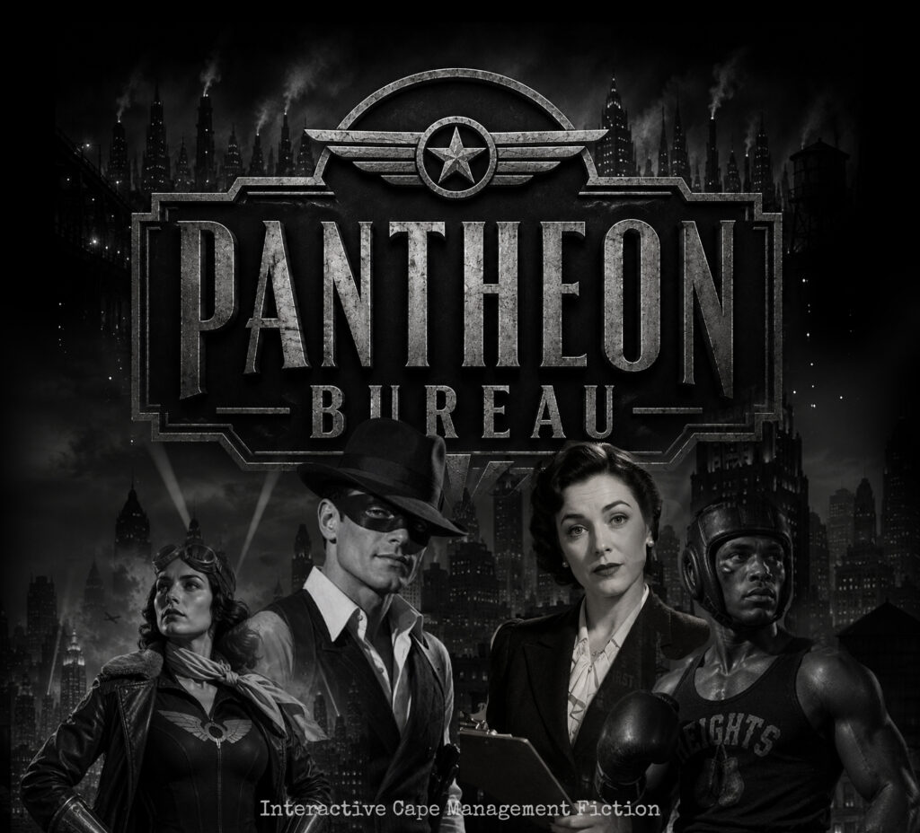 superhero management fiction