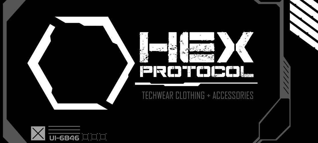 Hex Protocol Techwear fashion streetwear design cyberpunk