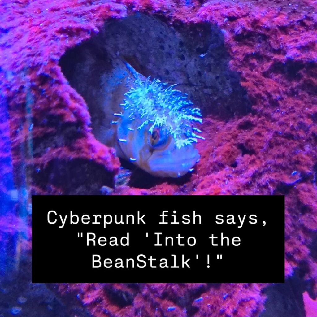 Haven't posted in a bit, so here's a fish! #cyberpunk