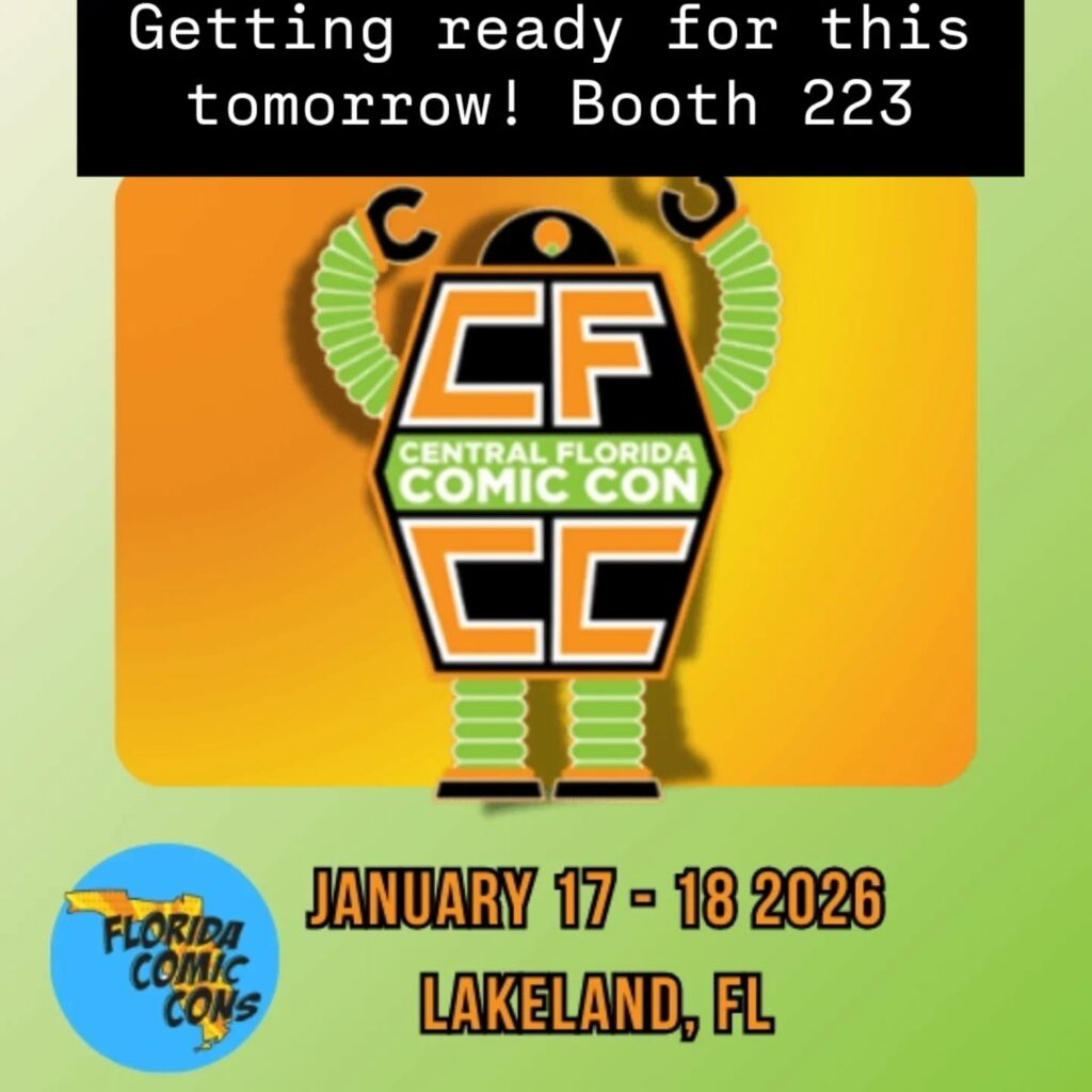 CFCC tomorrow...debuting lots of interesting new things. 🦾 #indieauthor #cyberpunkdesign