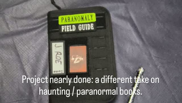 Hundreds of hours of research, design, and writing. The PARANOMALY field guide is a usable AND educational book for paranormal investigators and fans! This is part of a much larger project ...I'm developing a digital card game about paranormal investigation that's also nearly finished. Video soon on that one!

#indieauthor #paranormal #ghosthunting #cryptids #ufology