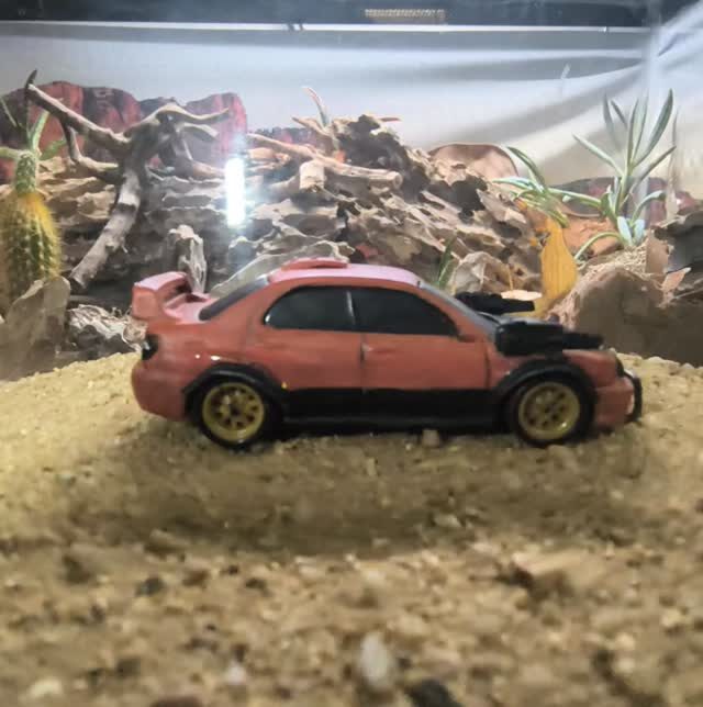 Spent a lot of time on this #gaslands version of Evelyn, and I wanted to get some images and video before I get into distressing it! Finding the right WRX model to base it on was hard enough.

#twistedmetal #peacocktv #tabletop