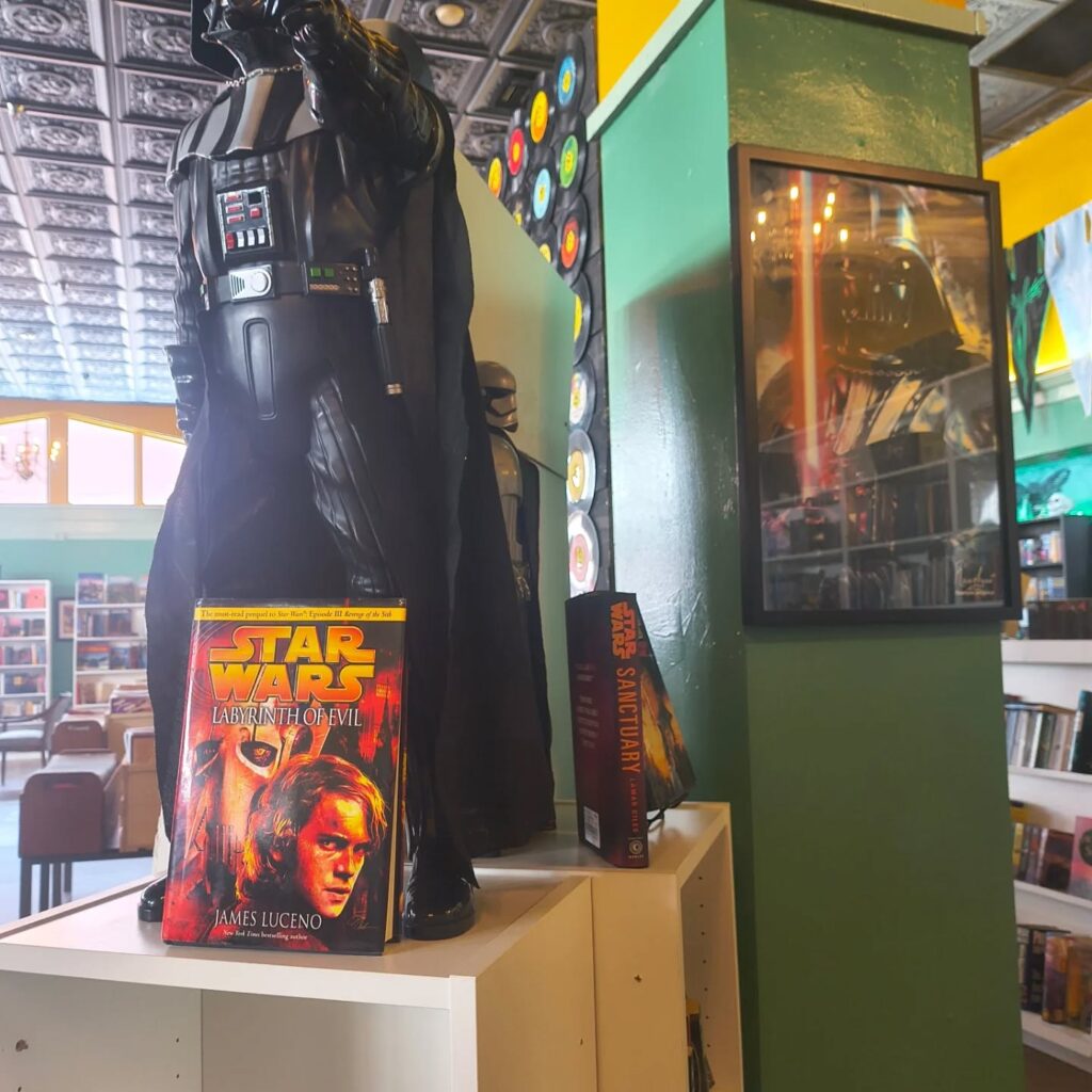 Dragon's Den Books in Arcadia is definitely a hidden gem! (Although it's in a great downtown location, so it's not really hidden. 🤔) Very indie author friendly and huge selection of new and used books. Check it out ASAP!  #indiebooks #indieauthor